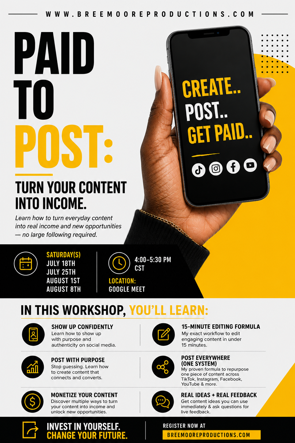 Paid to Post: Turn Your Content Into Income