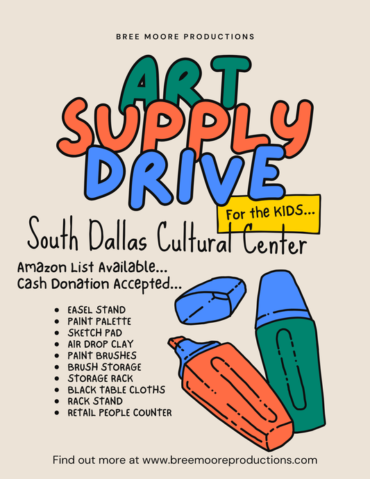 Pouring Into Creativity: Help Us Supply Young Artists at the South Dallas Cultural Center